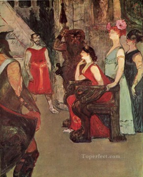 messalina seated 1900 Toulouse Lautrec Henri de Oil Paintings